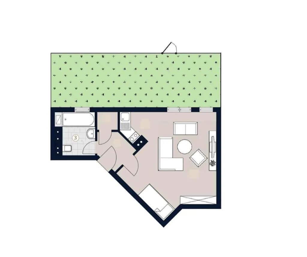 1-Zimmer-Wohnung kaufen in Wien – 34,45 m², € 215.000 – Bild 12 von 12