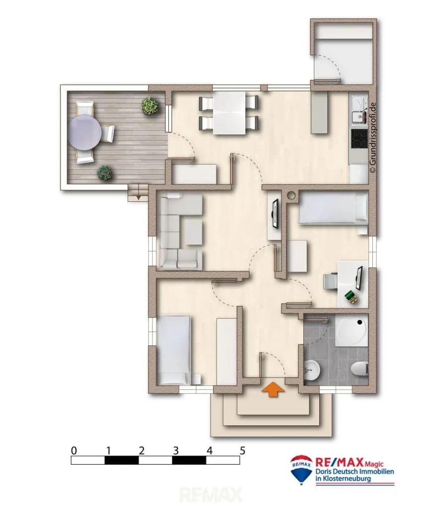 4-Zimmer-Haus kaufen in Tulln – 53 m², € 265.000 – Bild 23 von 23