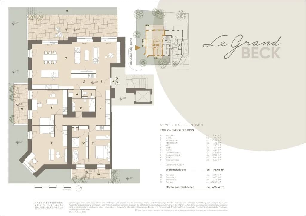 4-Zimmer-Wohnung kaufen in Wien – 173,46 m², € 1.462.800 – Bild 8 von 8