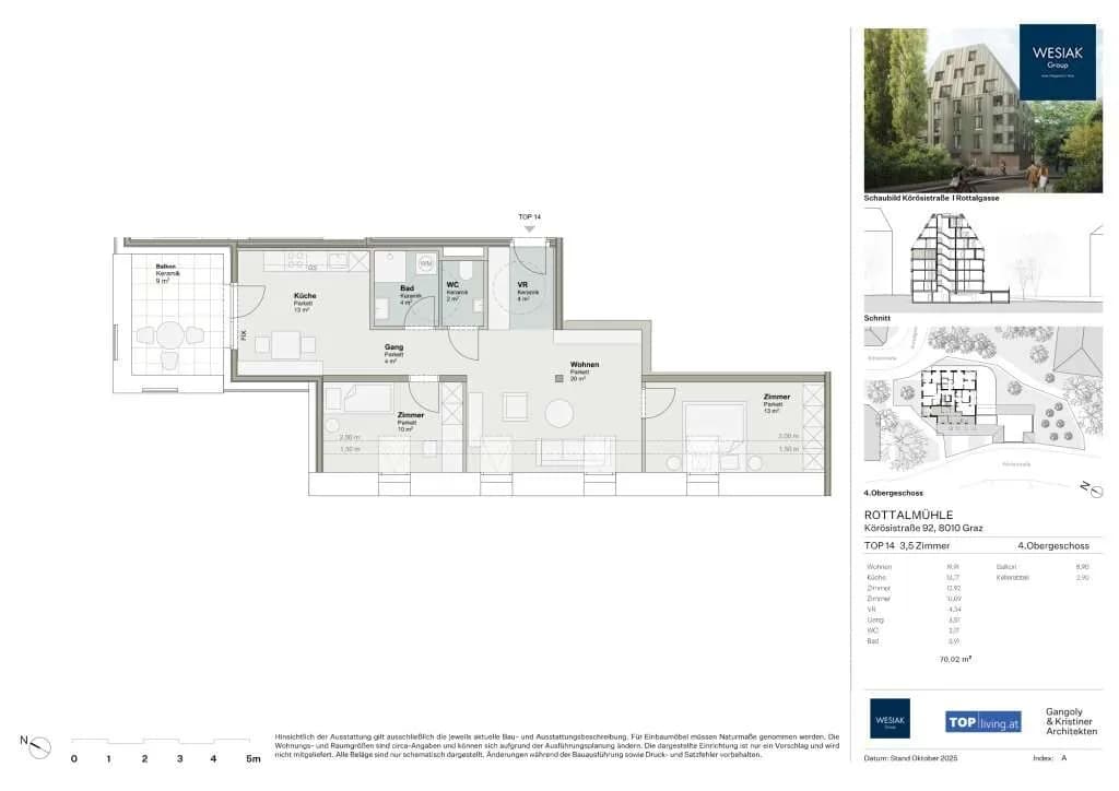 1-Zimmer-Wohnung kaufen in Graz – 45,49 m², € 369.000 – Bild 6 von 6