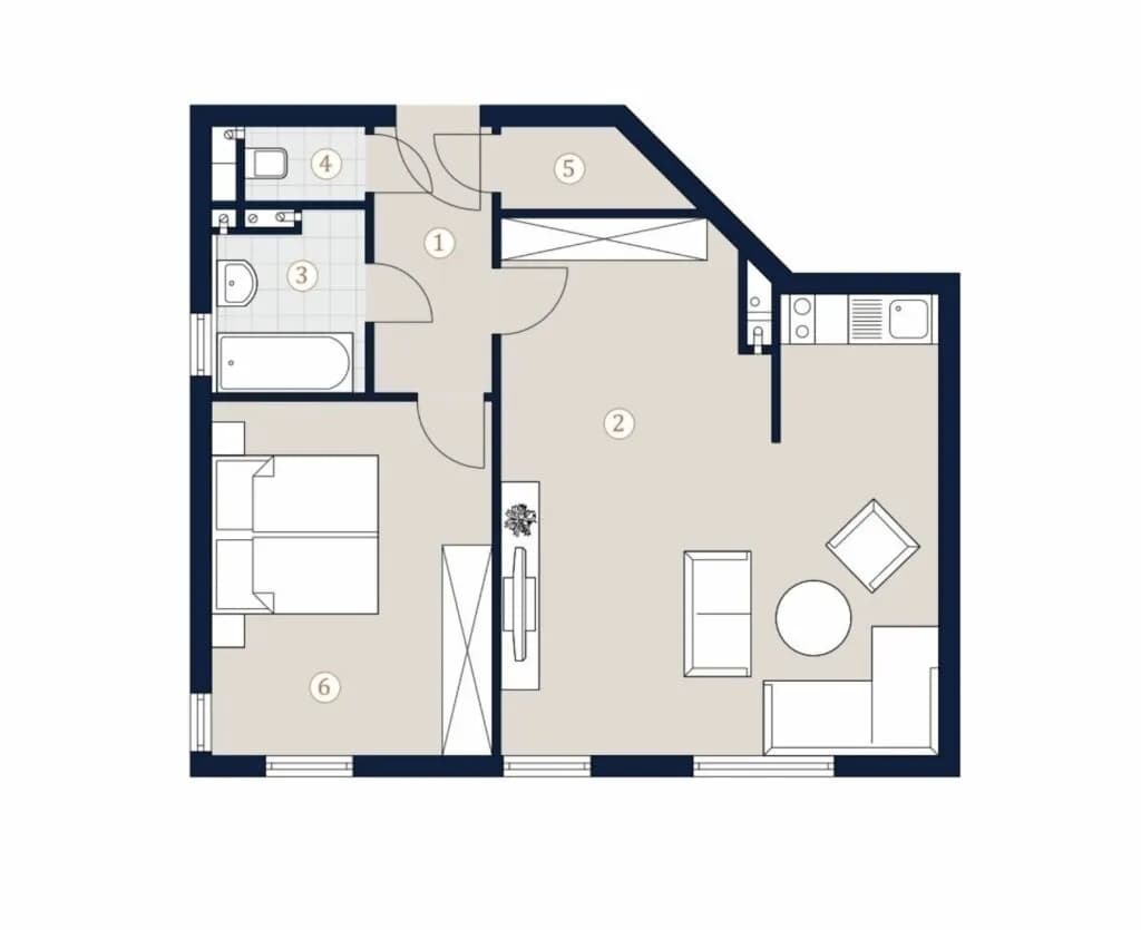 2-Zimmer-Wohnung kaufen in Wien – 54,6 m², € 329.000 – Bild 11 von 11