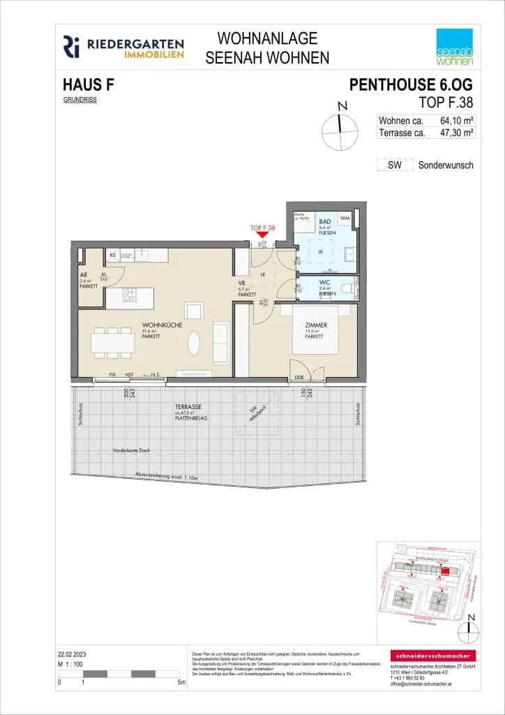 2-Zimmer-Wohnung kaufen in Klagenfurt – 64,1 m², € 445.000 – Bild 7 von 7
