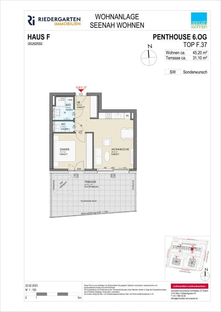 2-Zimmer-Wohnung kaufen in Klagenfurt – 45,2 m², € 325.000 – Bild 7 von 7
