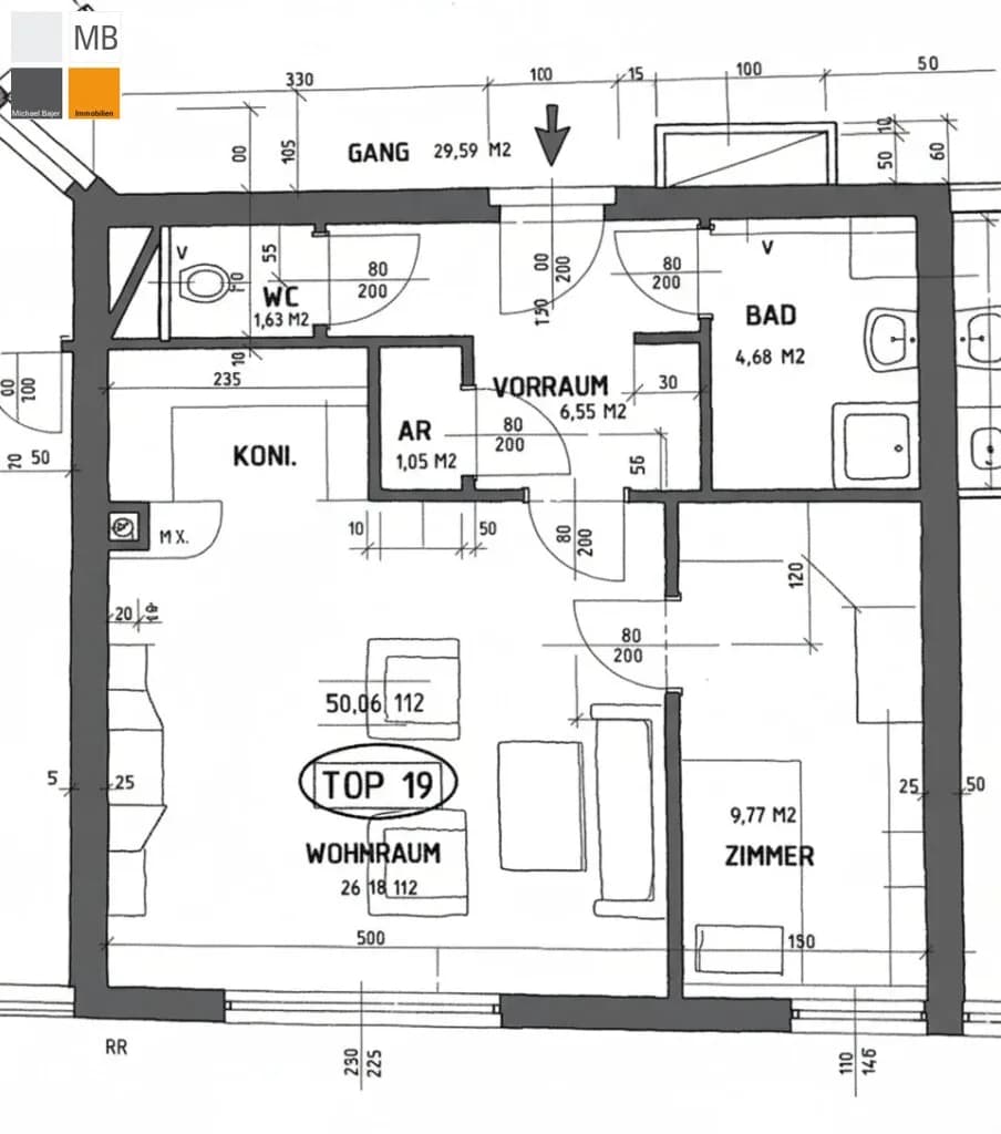 2-Zimmer-Wohnung kaufen in Wien – 52 m², € 230.000 – Bild 24 von 25