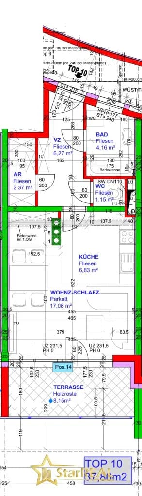 1-Zimmer-Wohnung kaufen in Korneuburg – 37,8 m², € 165.000 – Bild 30 von 30