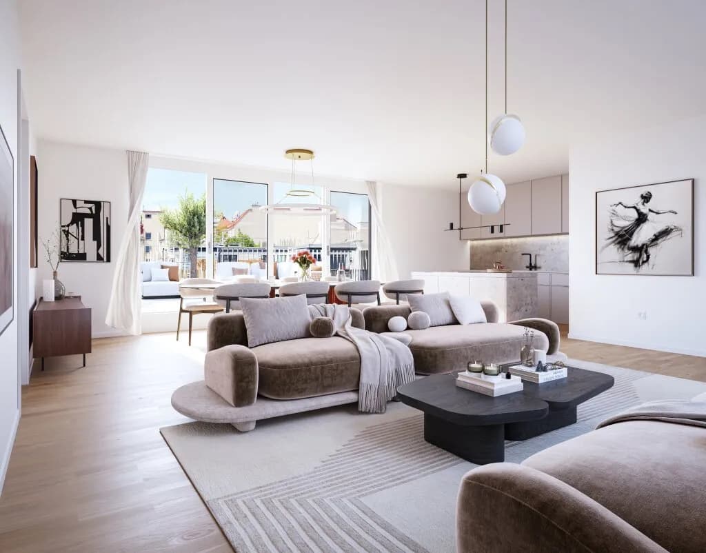 3-Zimmer-Wohnung kaufen in Wien – 66,49 m², € 754.600 – Bild 2 von 5