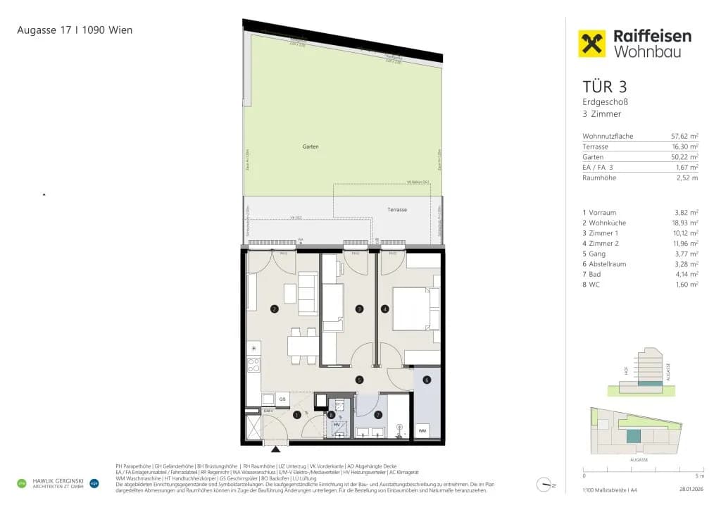 3-Zimmer-Wohnung kaufen in Wien – 57,62 m², € 531.100 – Bild 5 von 5