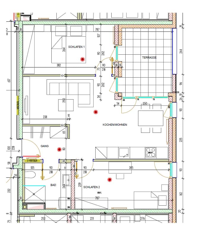 3-Zimmer-Wohnung mieten in Bregenz – 64,7 m², € 1.370 – Bild 2 von 2