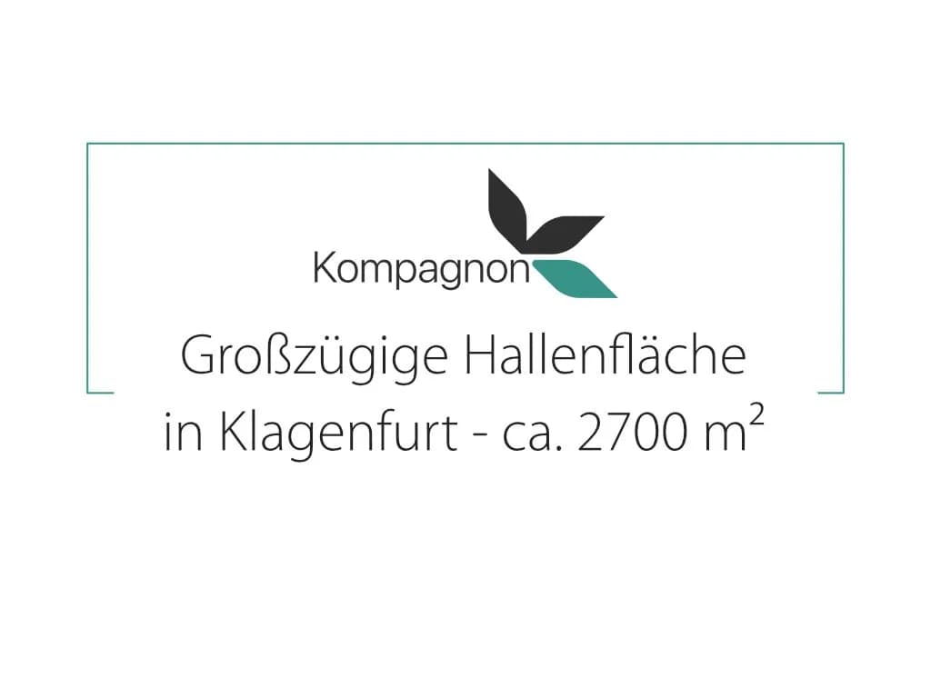 Gewerbeimmobilie mieten in Klagenfurt – 2 700 m², € 16.200 – Bild 2 von 2