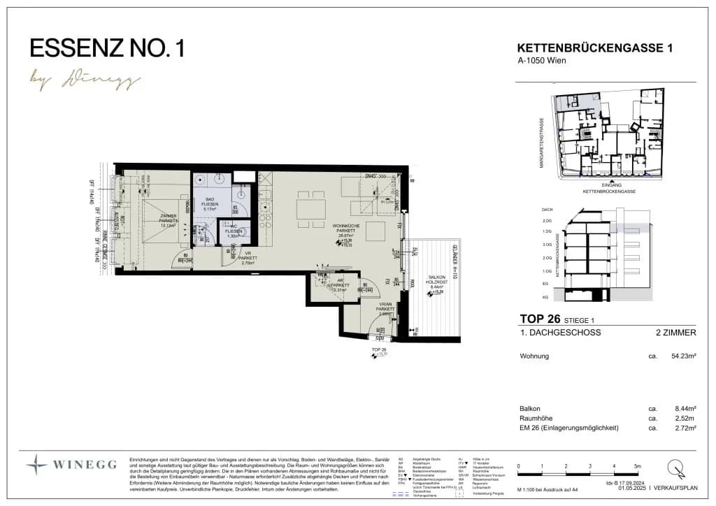 Immobilie kaufen in Wien – 54,23 m², € 649.300 – Bild 22 von 22