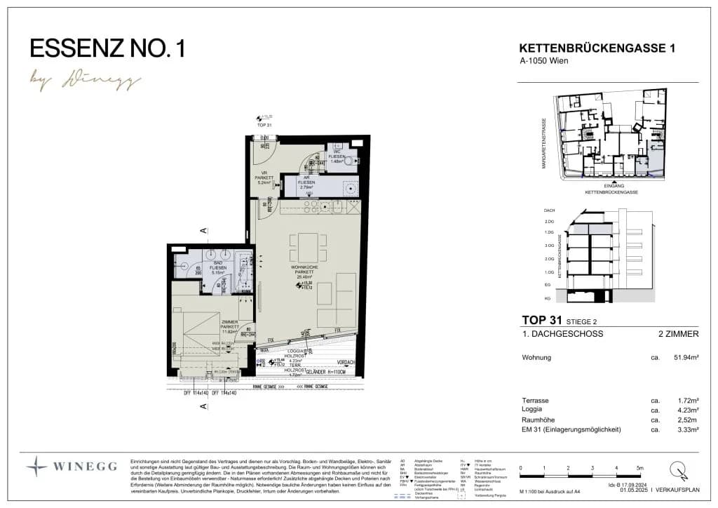 Immobilie kaufen in Wien – 51,94 m², € 653.500 – Bild 21 von 21