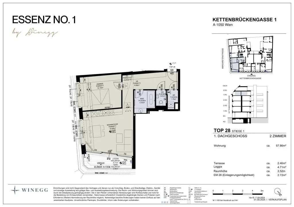 Immobilie kaufen in Wien – 57,86 m², € 698.100 – Bild 24 von 24