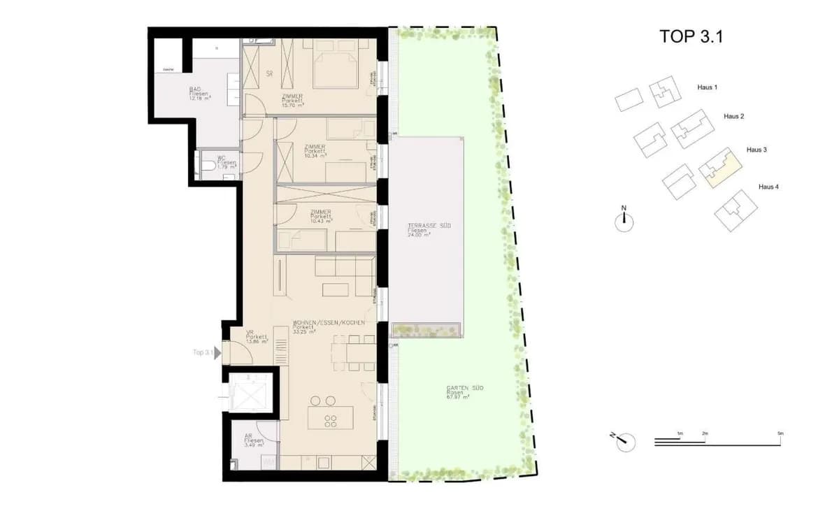 4-Zimmer-Wohnung kaufen in Linz – 101,04 m², € 859.000 – Bild 6 von 6