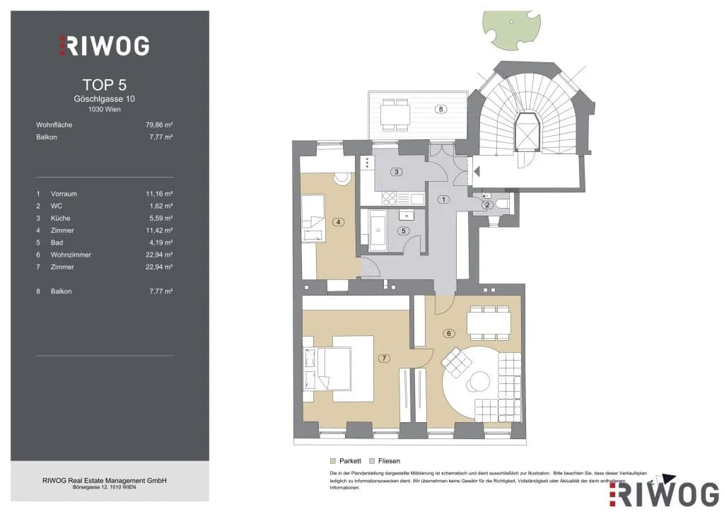 3-Zimmer-Wohnung kaufen in Wien – 79,92 m², € 449.000 – Bild 28 von 28