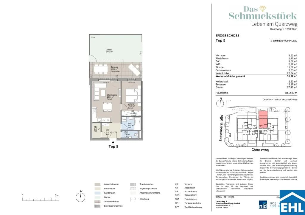 2-Zimmer-Wohnung kaufen in Wien – 51,02 m², € 355.000 – Bild 11 von 11