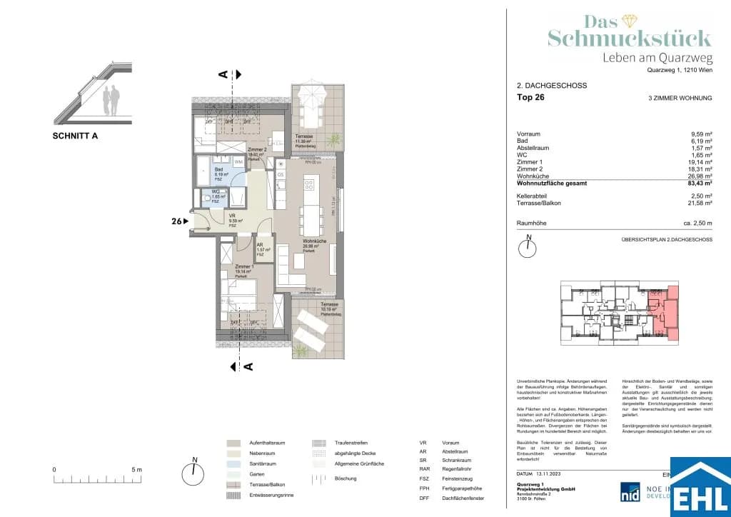 3-Zimmer-Wohnung kaufen in Wien – 83,43 m², € 590.000 – Bild 15 von 15