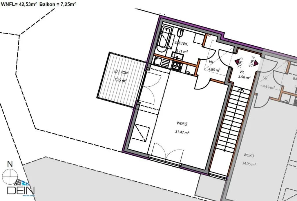 1-Zimmer-Wohnung mieten in Wien – 41,4 m², € 841 – Bild 11 von 11