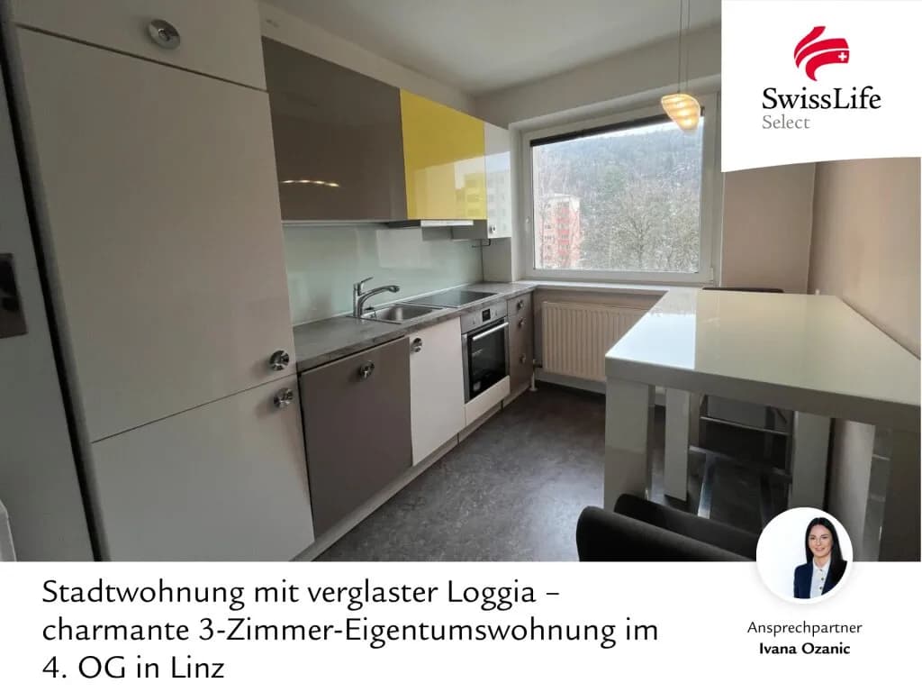 3-Zimmer-Wohnung kaufen in Linz – 72,77 m², € 300.000