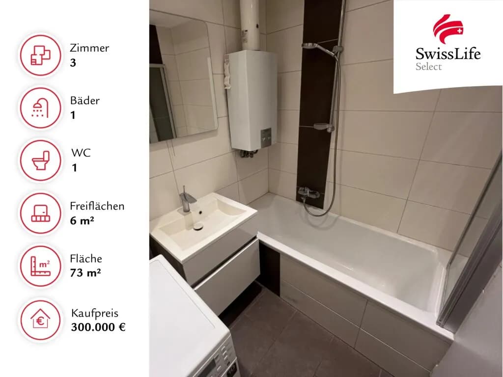 3-Zimmer-Wohnung kaufen in Linz – 72,77 m², € 300.000 – Bild 2 von 10