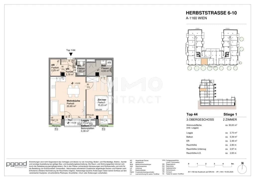 2-Zimmer-Wohnung kaufen in Wien – 47,9 m², € 353.600 – Bild 8 von 8
