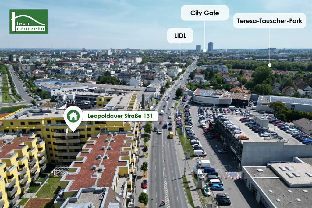 2-Zimmer-Wohnung mieten in Wien – 45,04 m², € 900