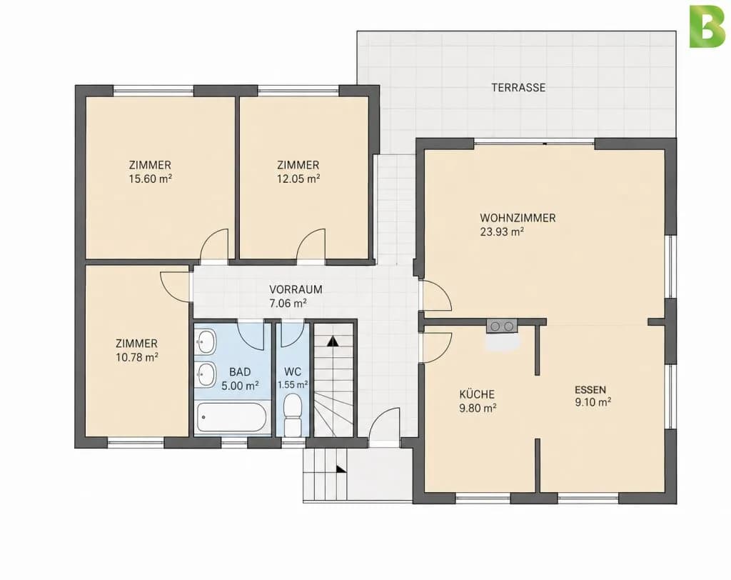 4-Zimmer-Haus kaufen in Gänserndorf – 103 m², € 450.000 – Bild 17 von 18