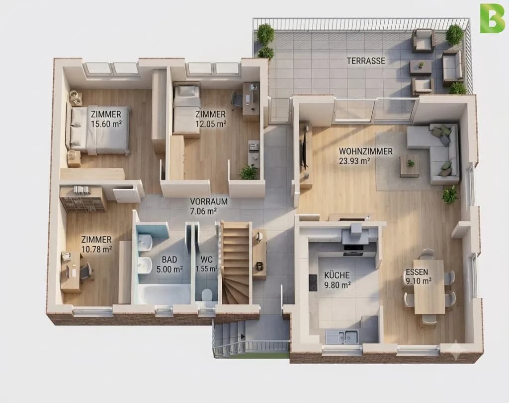 4-Zimmer-Haus kaufen in Gänserndorf – 103 m², € 450.000 – Bild 18 von 18
