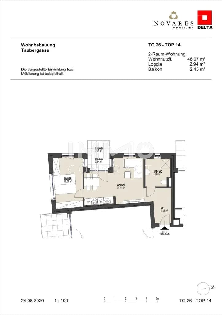 Immobilie kaufen in Wien – 46,07 m², € 400.000 – Bild 7 von 7