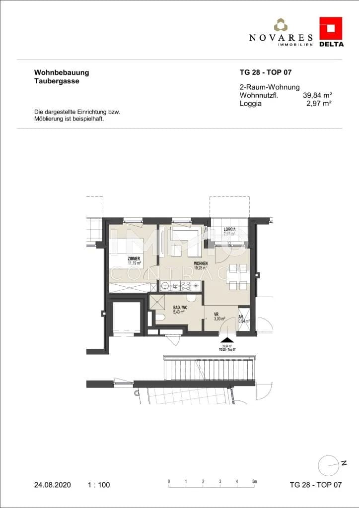 Immobilie kaufen in Wien – 39,84 m², € 315.900 – Bild 7 von 7