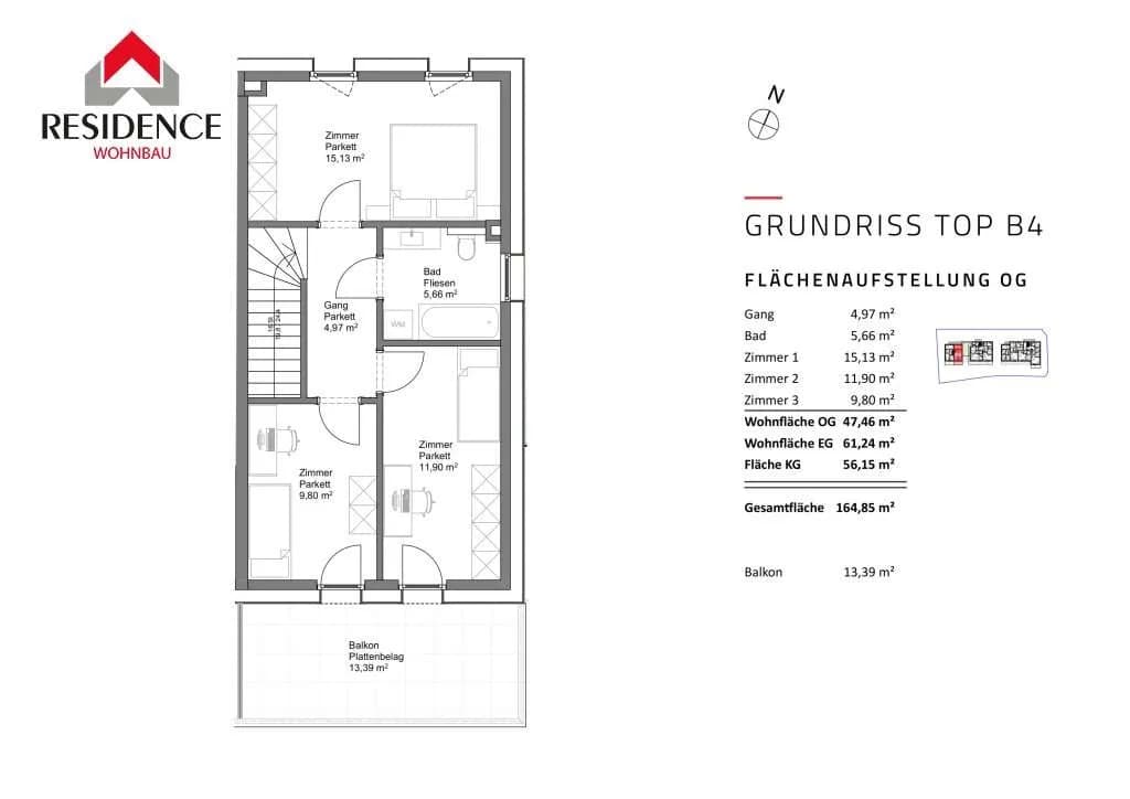 4-Zimmer-Wohnung kaufen in Salzburg-Umgebung – 108,7 m², € 793.000 – Bild 6 von 6