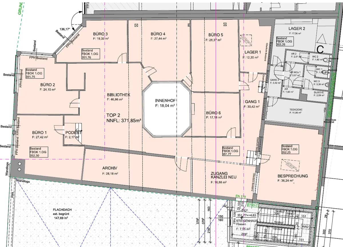 7-Zimmer-Gewerbeimmobilie mieten in Graz – 350 m², € 2.500 – Bild 5 von 9
