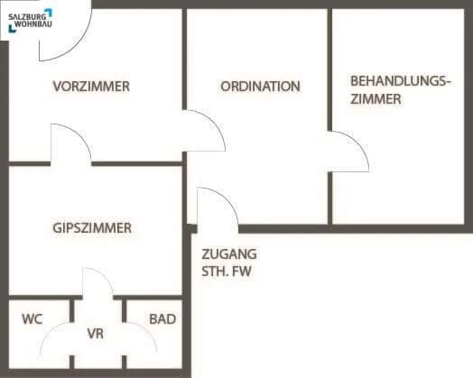 Gewerbeimmobilie mieten in Tamsweg – 57 m², € 621 – Bild 2 von 2
