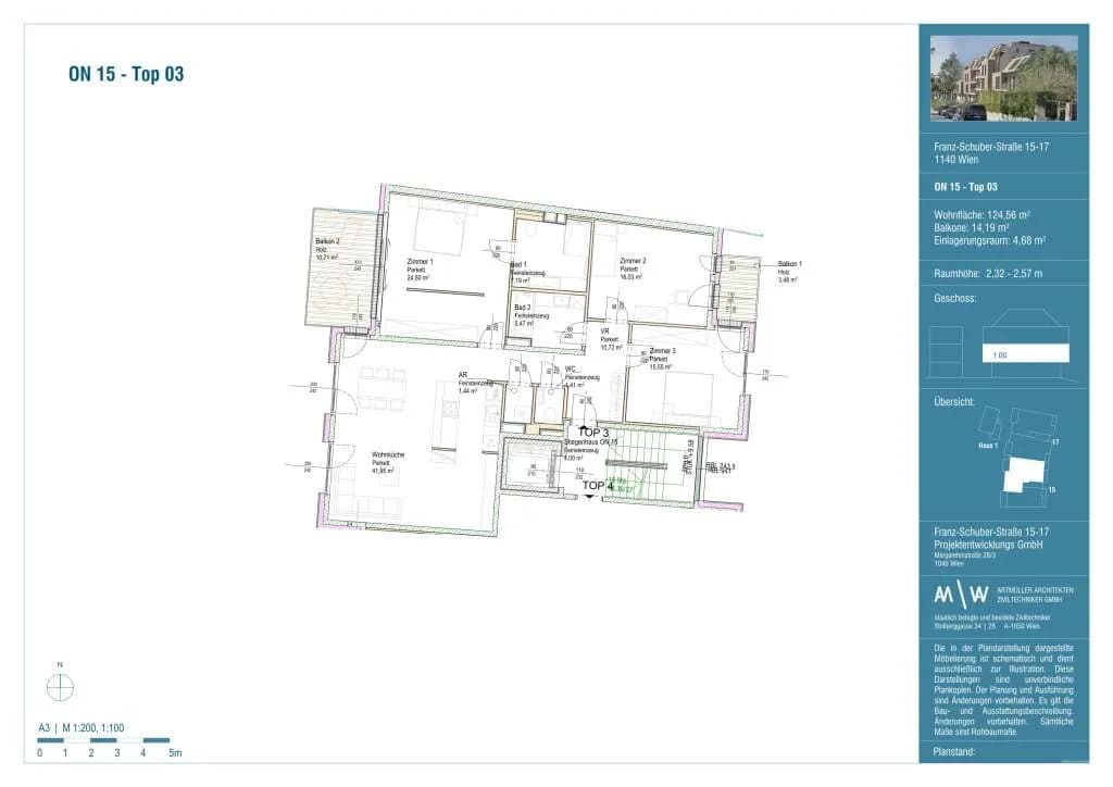 4-Zimmer-Wohnung kaufen in Wien – 124,56 m², € 900.000 – Bild 5 von 5