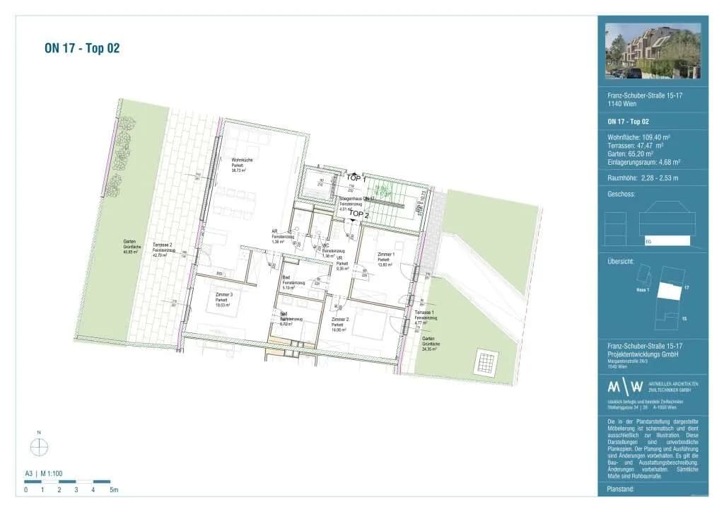 4-Zimmer-Wohnung kaufen in Wien – 109,4 m², € 790.000 – Bild 5 von 5