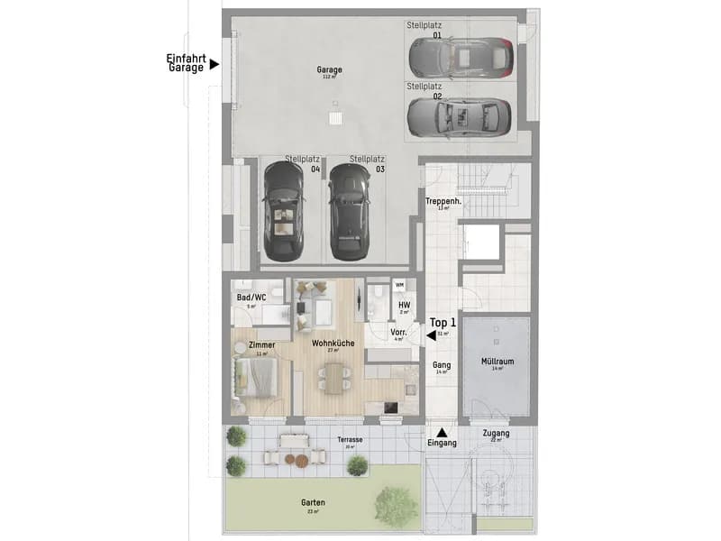 4-Zimmer-Wohnung kaufen in Wien – 113,37 m², € 869.900 – Bild 5 von 6