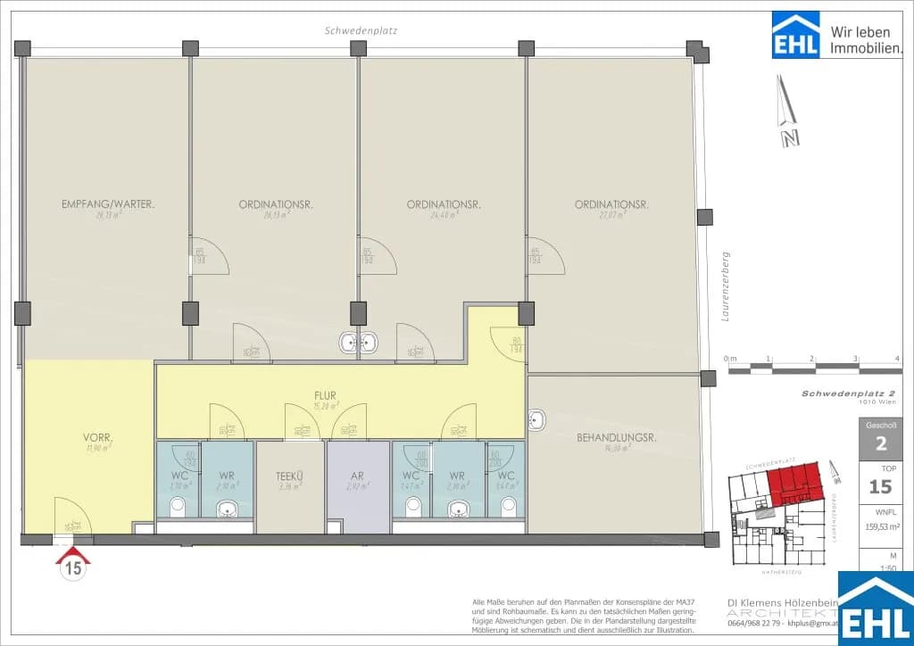 5-Zimmer-Gewerbeimmobilie kaufen in Wien – 159,53 m², € 899.000 – Bild 48 von 48