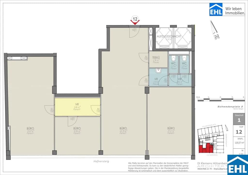 4-Zimmer-Gewerbeimmobilie kaufen in Wien – 120,57 m², € 870.000 – Bild 19 von 19
