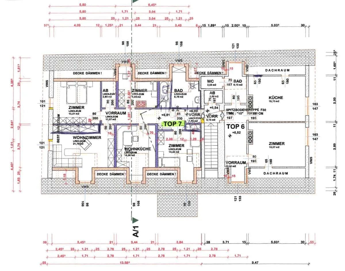 3-Zimmer-Wohnung mieten in Weiz – 100,35 m², € 631 – Bild 11 von 11