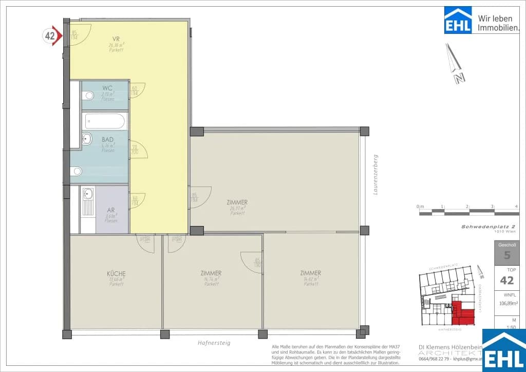 4-Zimmer-Gewerbeimmobilie kaufen in Wien – 106,89 m², € 999.000 – Bild 18 von 18