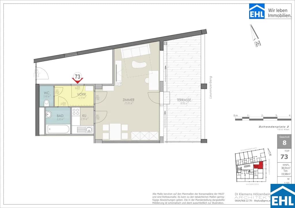2-Zimmer-Wohnung kaufen in Wien – 38,91 m², € 630.000 – Bild 42 von 42