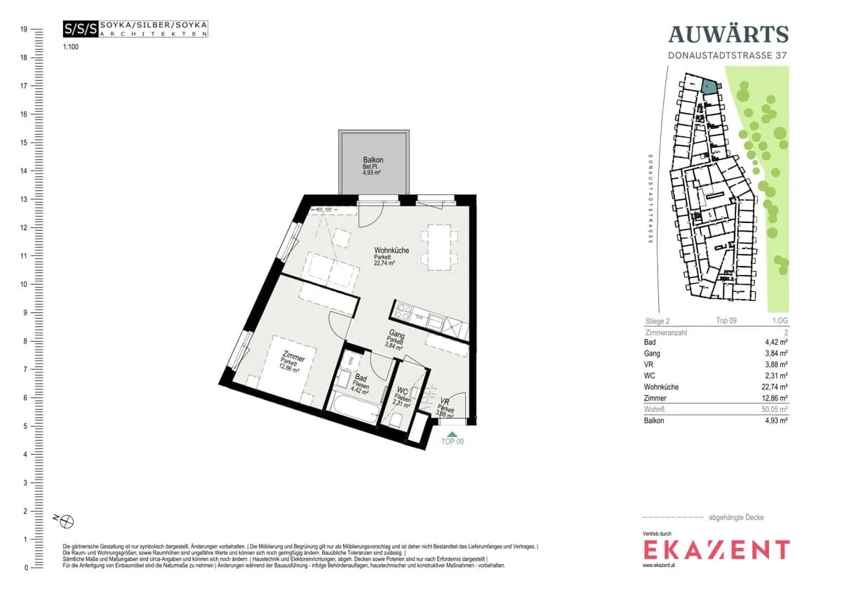 2-Zimmer-Wohnung mieten in Wien – 50,07 m², € 1.230 – Bild 8 von 8