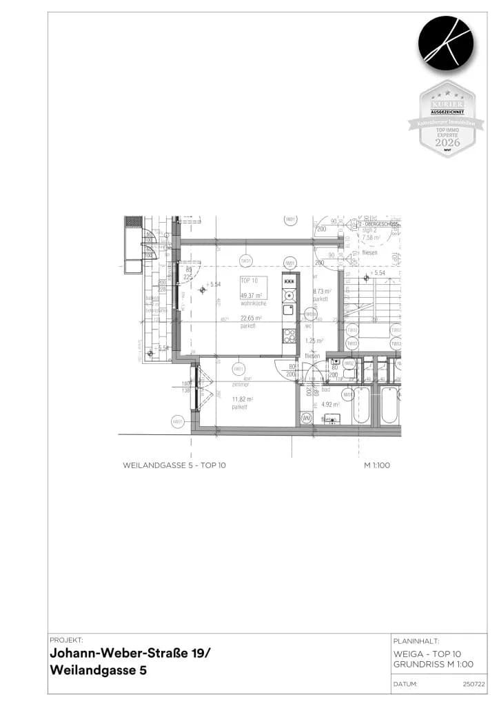 2-Zimmer-Wohnung kaufen in Wien – 49,37 m², € 279.000 – Bild 21 von 21