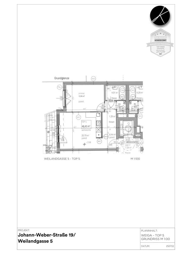 2-Zimmer-Wohnung kaufen in Wien – 48,18 m², € 259.000 – Bild 20 von 20