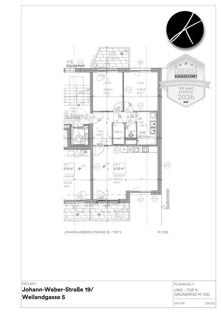 3-Zimmer-Wohnung kaufen in Wien – 67,62 m², € 389.000 – Bild 20 von 20