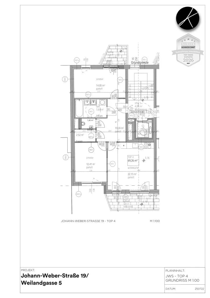 3-Zimmer-Wohnung kaufen in Wien – 69,46 m², € 399.000 – Bild 22 von 22