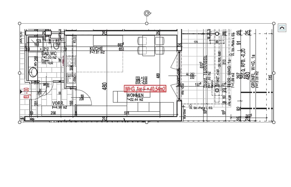 1-Zimmer-Wohnung kaufen in Graz – 40,54 m², € 159.000 – Bild 6 von 6