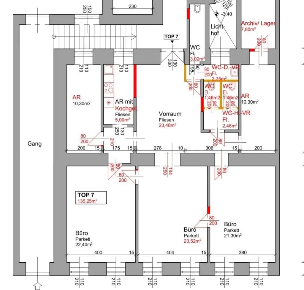 5-Zimmer-Gewerbeimmobilie mieten in Wien – 135 m², € 1.969 – Bild 16 von 16