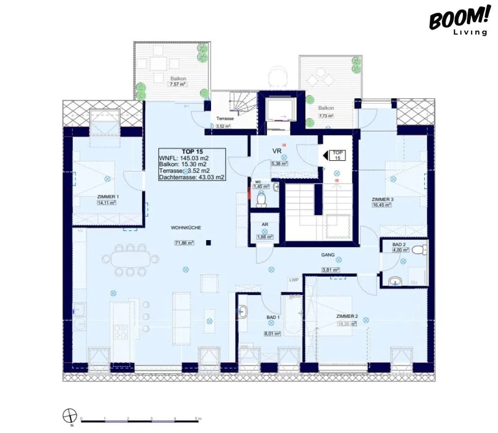 4-Zimmer-Wohnung kaufen in Wien – 175,95 m², € 1.198.000 – Bild 14 von 15