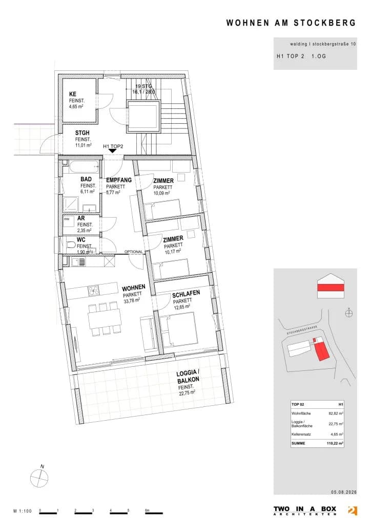 4-Zimmer-Wohnung kaufen in Urfahr-Umgebung – 82,82 m², € 399.000 – Bild 2 von 15