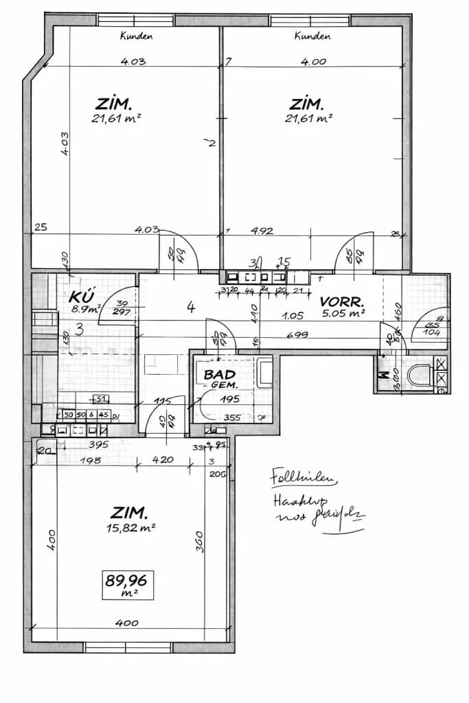 3-Zimmer-Wohnung kaufen in Wien – 89,96 m², € 499.900 – Bild 9 von 9
